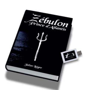Zébulon, prince d'Atlantis - Livre + Clé USB